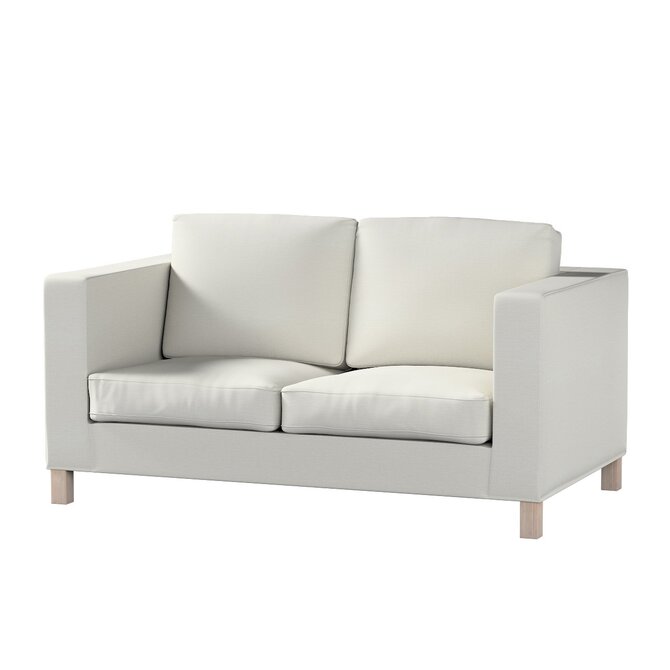 Dekoria Potah na pohovku IKEA  Karlanda 2-místná, krátký, šedá, pohovka Karlanda 2-místná, Living II, 162-37