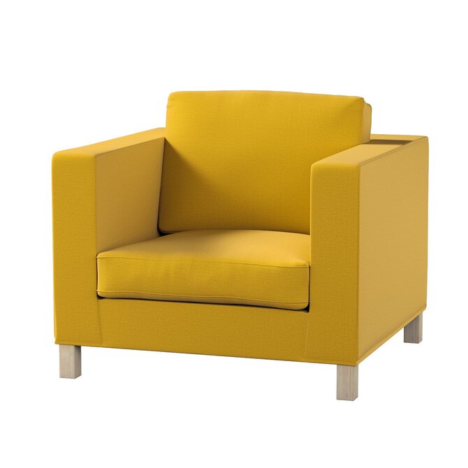 Dekoria Potah na křesko IKEA Karlanda, krátký, medová, Potah na křeslo Karlanda, Ingrid, 705-46