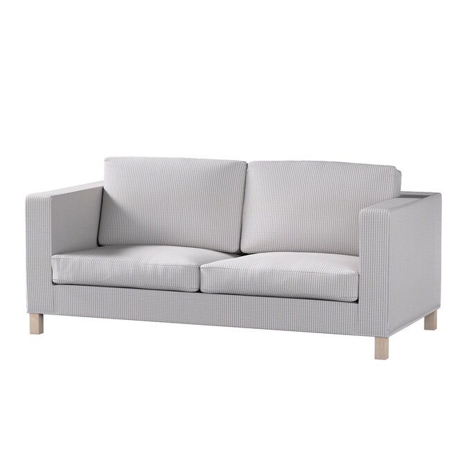 Dekoria Potah na pohovku IKEA  Karlanda rozkládací, krátký, béžová a modrá, pohovka Karlanda rozkládací, Living II, 162-23