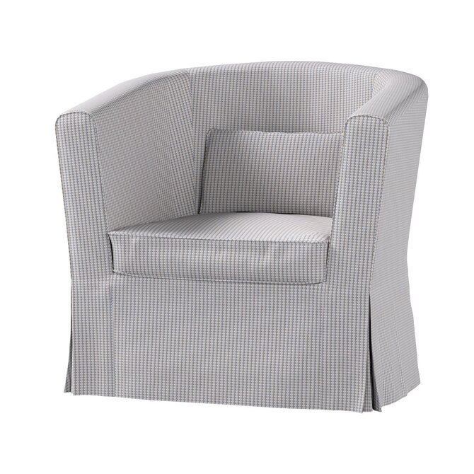 Dekoria Potah na křeslo IKEA Ektorp Tullsta, béžová a modrá, křeslo Ektorp Tullsta, Living II, 162-23