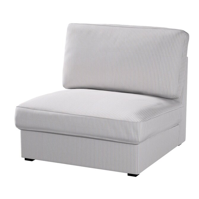 Dekoria Potah na neskládací křeslo IKEA Kivik, béžová a modrá, křeslo Kivik, Living II, 162-23