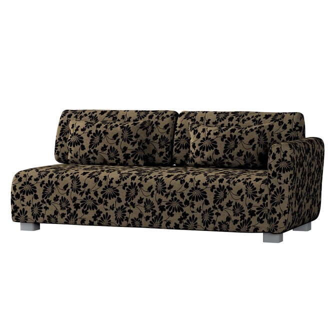 Dekoria Potah na pohovku Mysinge - 2.místná, jedno boční opěradlo, béžová a černá, pohovka Mysinge 2-místná, boční podloketník, Living II, 162-11