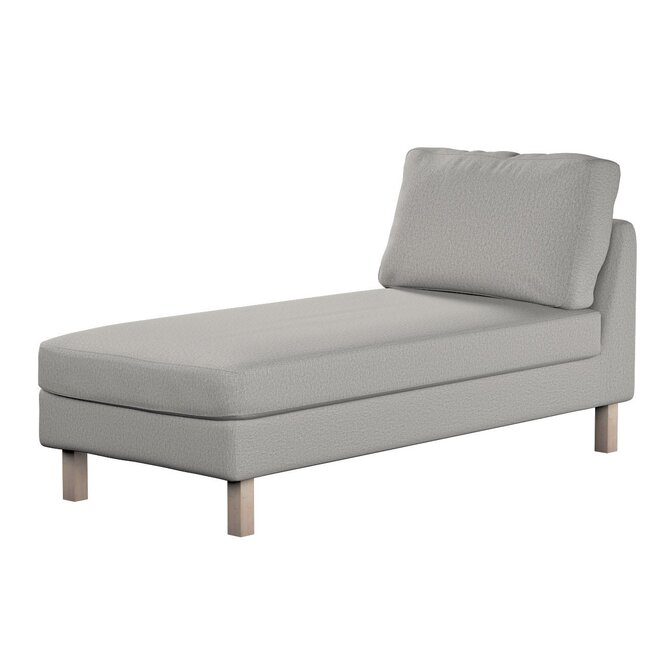 Dekoria Potah na šezlong IKEA Karlstad samostatný, krátký, szaro-beżowy, Potah na šezlong Karlstad samostatný, Madrid, 162-03