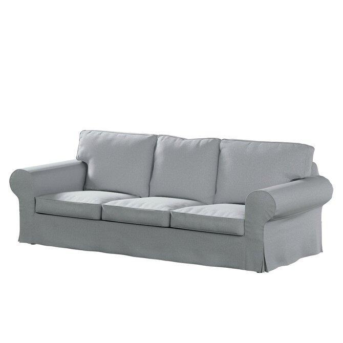 Dekoria Potah na pohovku IKEA Ektorp 3-místná rozkládací, NOVÝ MODEL 2013, šedá, Ektorp 3-m rozkládací, od 2013, Amsterdam, 704-55