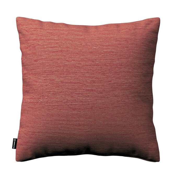 Dekoria Kinga - potah na polštář jednoduchý, červená, 60 x 60 cm, Chenille, 162-05