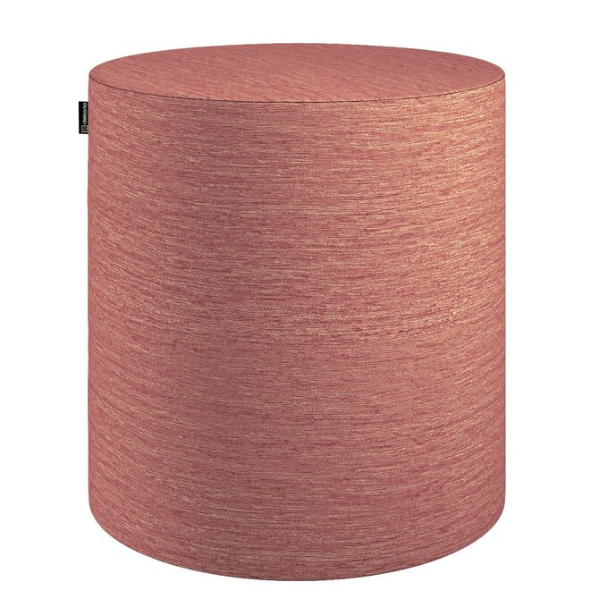 Dekoria Sedák Barrel- válec pevný,  d40cm, výška 40cm, červená, ø40 cm x 40 cm, Chenille, 162-05