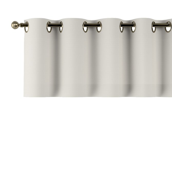 Dekoria Krátký závěs na kroužcích, Silver stříbrošedá, 260 x 40 cm, Cotton Panama, 702-45