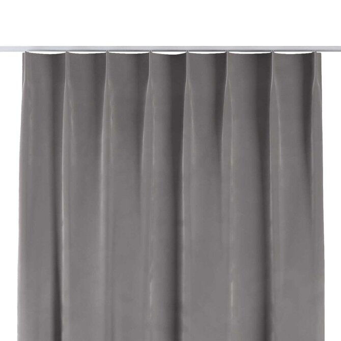 Dekoria Závěs na jednotlivých háčcích flex, holubí šeď, Velvet, 704-11