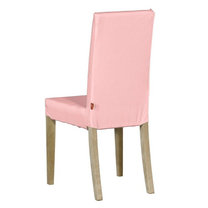Dekoria Potah na židli IKEA  Harry, krátký, práškově růžová, židle Harry, Loneta, 133-39