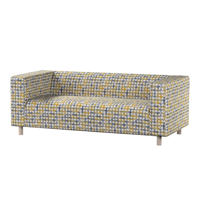 Dekoria Potah na pohovku IKEA  Klippan 2-místná, modrožlutá, pohovka Klippan 2-místná, Cosy Home, 145-16