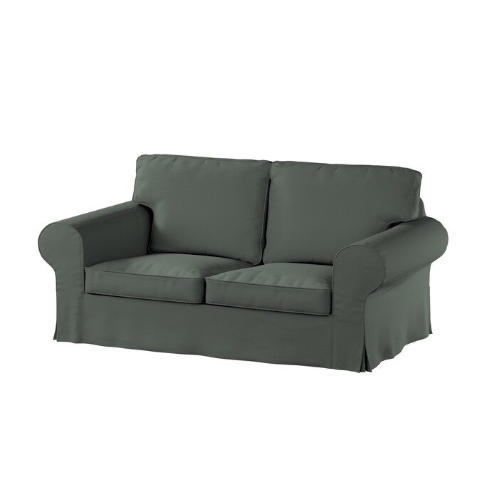 Dekoria Potah na pohovku IKEA Ektorp 2-místná rozkládací  NOVÝ MODEL 2012, zelená, Ektorp 2-m rozkl. od 2012, Teddy, 702-85