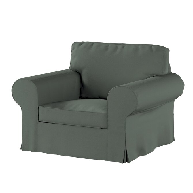 Dekoria Potah na křeslo IKEA Ektorp, zelená, křeslo Ektorp, Teddy, 702-85