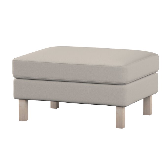 Dekoria Potah na podnožku IKEA Karlstad, světle bežová, potah na podnožku Karlstad, Teddy, 702-81