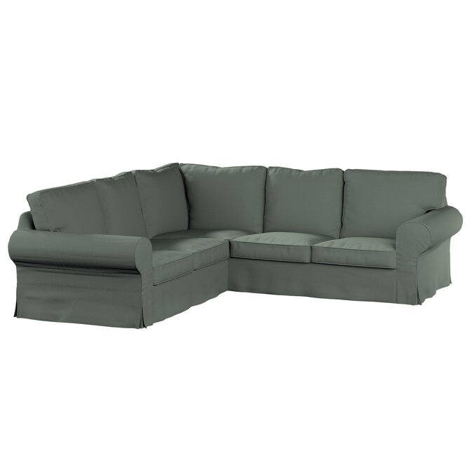 Dekoria Potah na pohovku IKEA  Ektorp rohová, zelená, pohovka Ektorp rohová, Teddy, 702-85