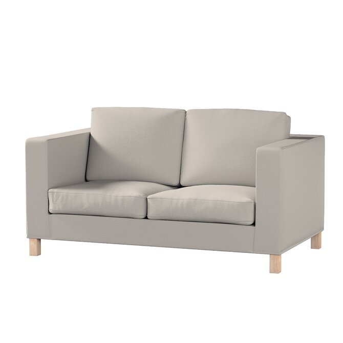 Dekoria Potah na pohovku IKEA  Karlanda 2-místná, krátký, světle bežová, pohovka Karlanda 2-místná, Teddy, 702-81
