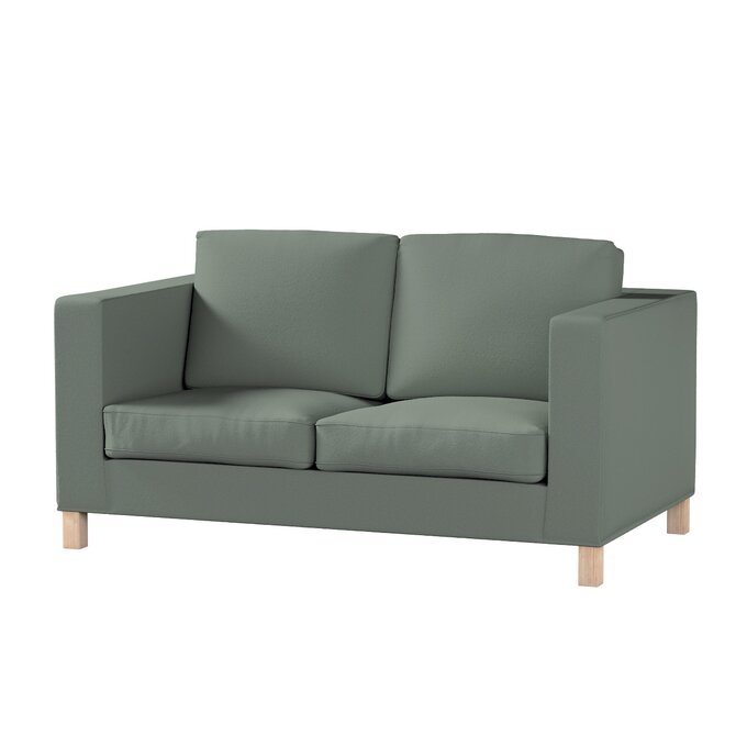 Dekoria Potah na pohovku IKEA  Karlanda 2-místná, krátký, zelená, pohovka Karlanda 2-místná, Teddy, 702-85