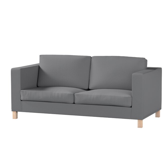 Dekoria Potah na pohovku IKEA  Karlanda rozkládací, krátký, tmavě šedá, pohovka Karlanda rozkládací, Teddy, 702-83