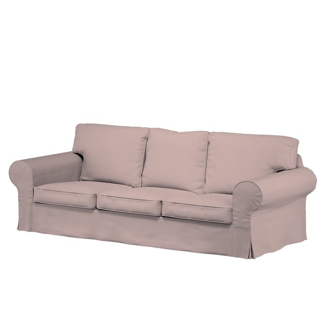 Dekoria Potah na pohovku IKEA Ektorp 3-místná rozkládací, NOVÝ MODEL 2013, růžová, Ektorp 3-m rozkládací, od 2013, Teddy, 702-84