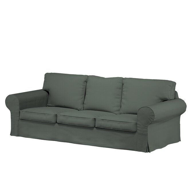 Dekoria Potah na pohovku IKEA Ektorp 3-místná rozkládací, NOVÝ MODEL 2013, zelená, Ektorp 3-m rozkládací, od 2013, Teddy, 702-85