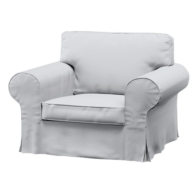 Dekoria Potah na křeslo IKEA Ektorp, bílá, křeslo Ektorp, Teddy, 702-80