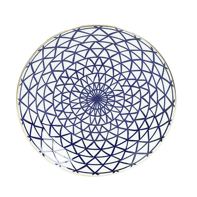 Dekoria Talíř Santorini III průměr 21cm, 21 cm