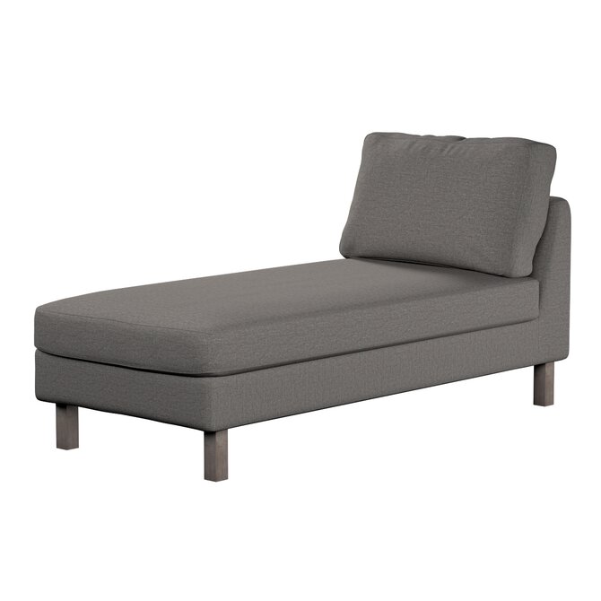 Dekoria Potah na šezlong IKEA Karlstad samostatný, krátký, antracitová , Potah na šezlong Karlstad samostatný, Edinburgh, 115-77