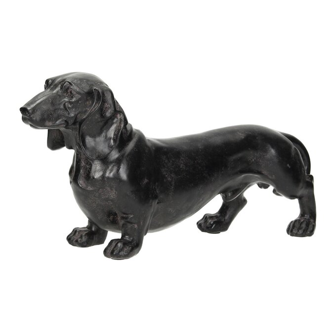 Dekoria Figurka Dachshund 39x11x19cm, 39x11x19cm