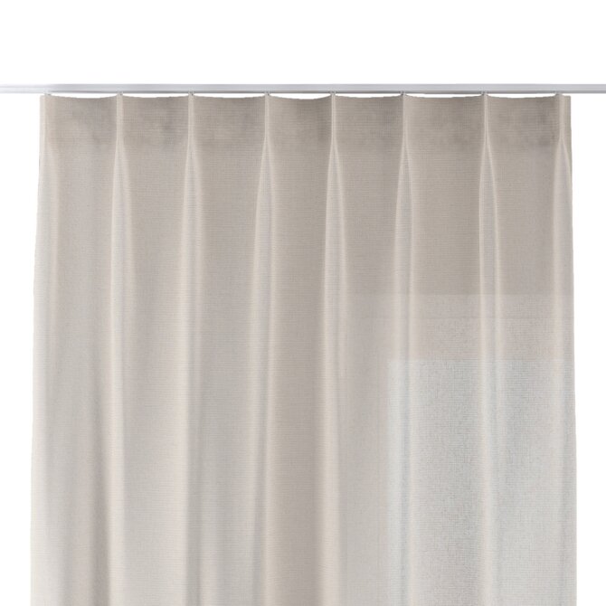Dekoria Závěs na jednotlivých háčcích flex, béžová, Natural Touch, 128-16