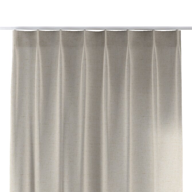 Dekoria Závěs na jednotlivých háčcích flex, béžová, Natural Touch, 128-17