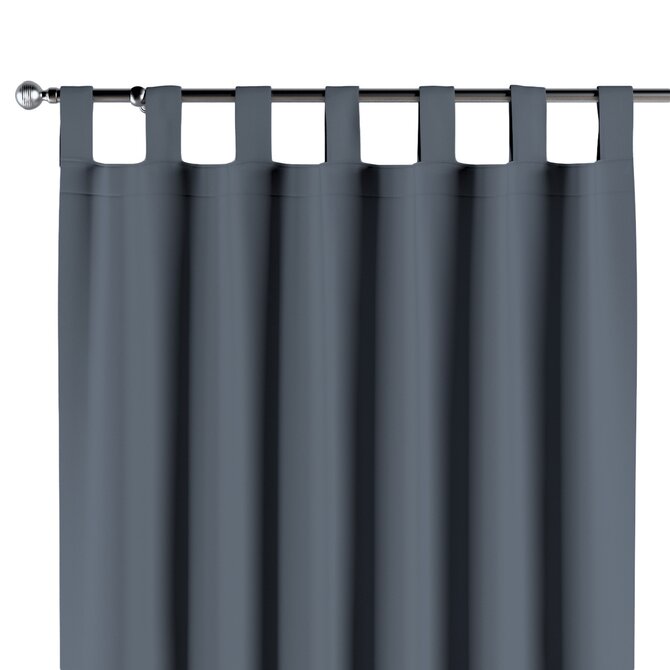 Dekoria Závěs na poutkach, grafit, Blackout, 269-50