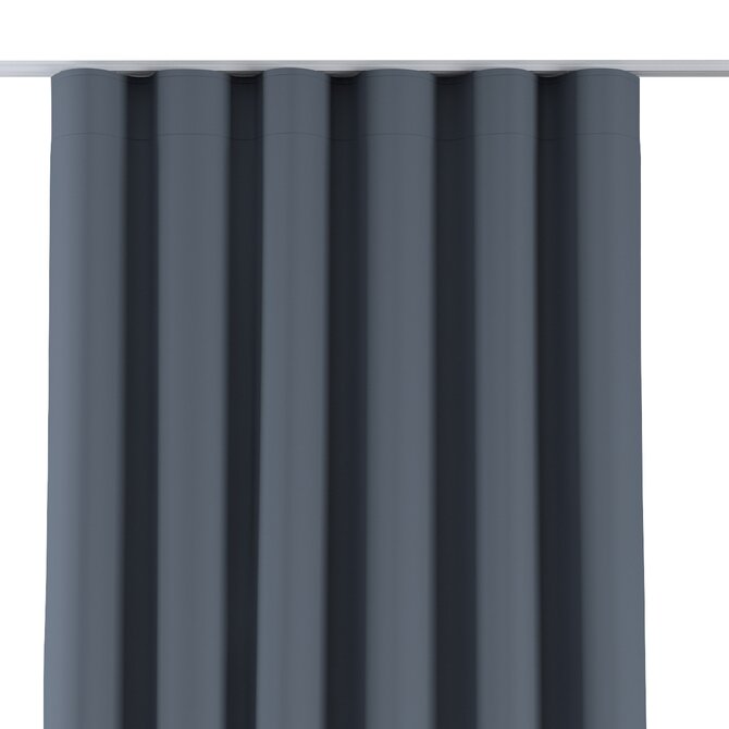 Dekoria Závěs na řasící pásce wave, grafit, Blackout, 269-50