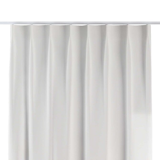 Dekoria Závěs na jednotlivých háčcích flex, sněhová bílá, Cotton Panama, 702-49