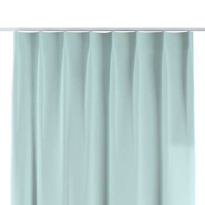 Dekoria Závěs na jednotlivých háčcích flex, pastelově blankytná , Cotton Panama, 702-10