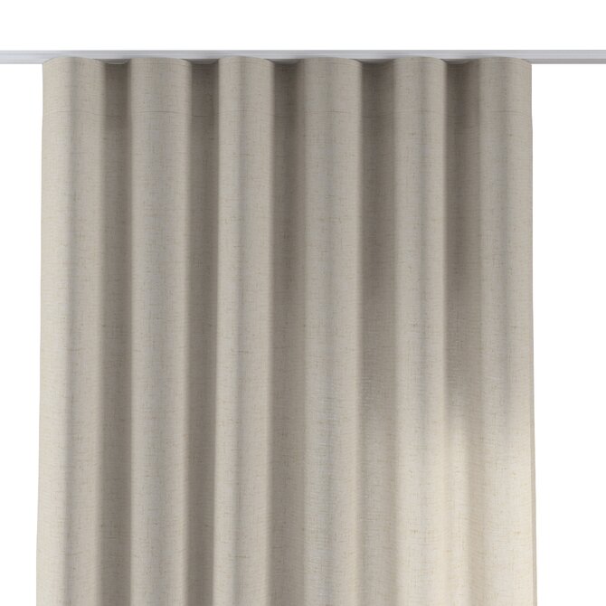 Dekoria Závěs na řasící pásce wave, béžová, Natural Touch, 128-17