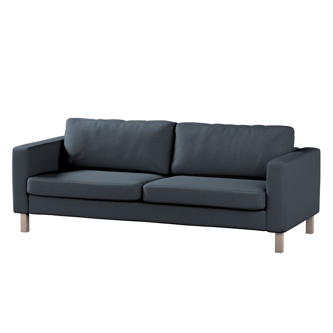 Dekoria Potah na pohovku IKEA Karlstad, 3-místná, rozkládací, šedo-modrá, Potah na Karlstad, 3-místná, rozkládací, Etna, 705-30