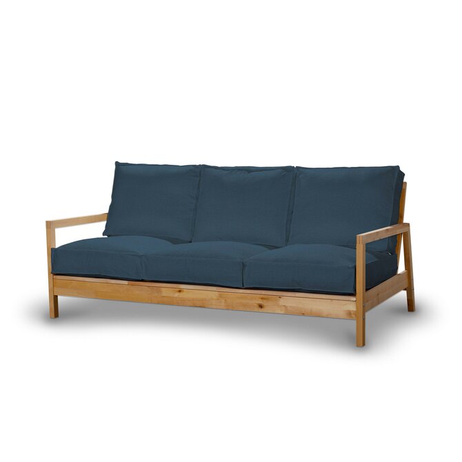 Dekoria Potah na pohovku IKEA  Lillberg 3-místná nerozkládací, šedo-modrá, pohovka Lillberg 3-místná, Etna, 705-30
