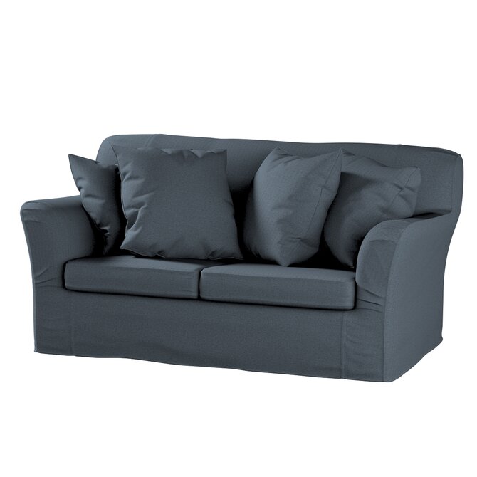 Dekoria Potah na pohovku IKEA  Tomelilla 2-místná nerozkládací, šedo-modrá, pohovka Tomelilla 2-místná, Etna, 705-30
