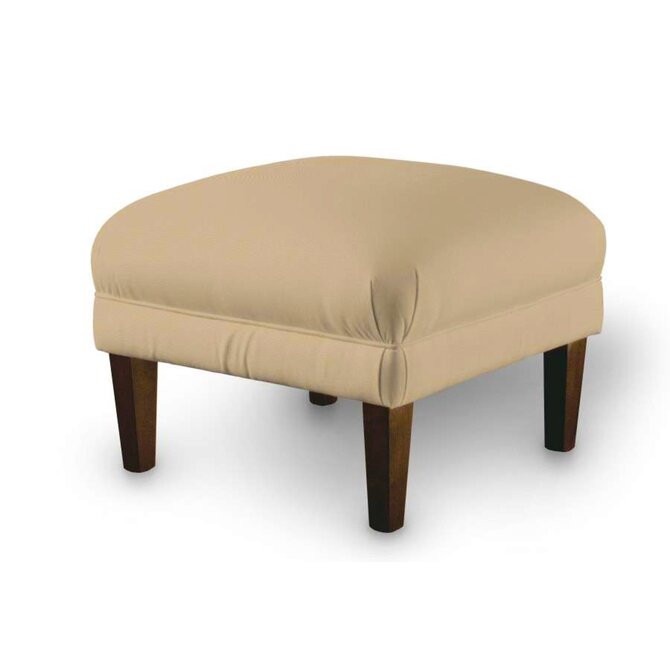 Dekoria Podnožka 56x56cm, Caffe Latte - bílá káva, 56 x 56 x 40 cm, Cotton Panama, 702-47