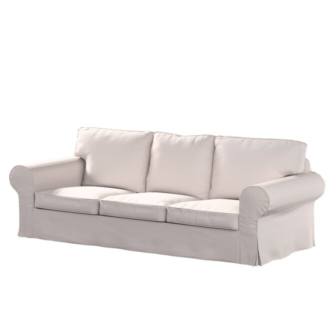 Dekoria Potah na pohovku IKEA  Ektorp 3-místná, rozkládací STARÝ MODEL PIXBO, světle béžová, pohovka Ektorp 3-místná rozkládací, Madrid, 162-21