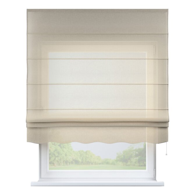 Dekoria Římská roleta Firenze, průsvitná béžová, Romantica, 184-41