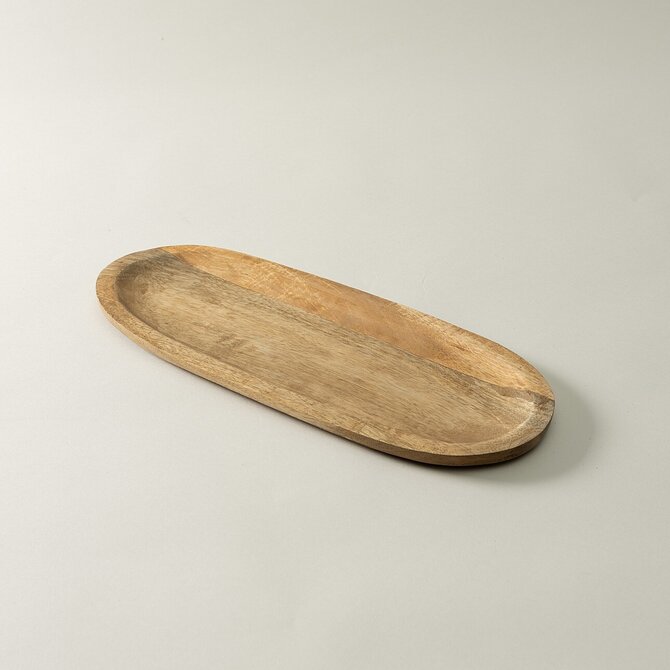 Dekoria Talíř Mangora 39x16x2 cm, 39x16x2 cm