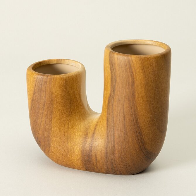 Dekoria Váza Wilhelmy 17x7x15 cm, 17x7x15 cm