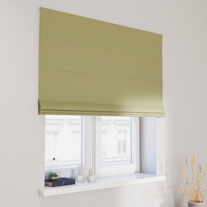Dekoria Římská roleta Capri, zelená, Blackout Soft, 269-23