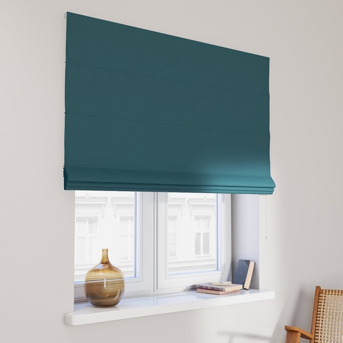 Dekoria Římská roleta Capri, modrá, Blackout Soft, 269-24