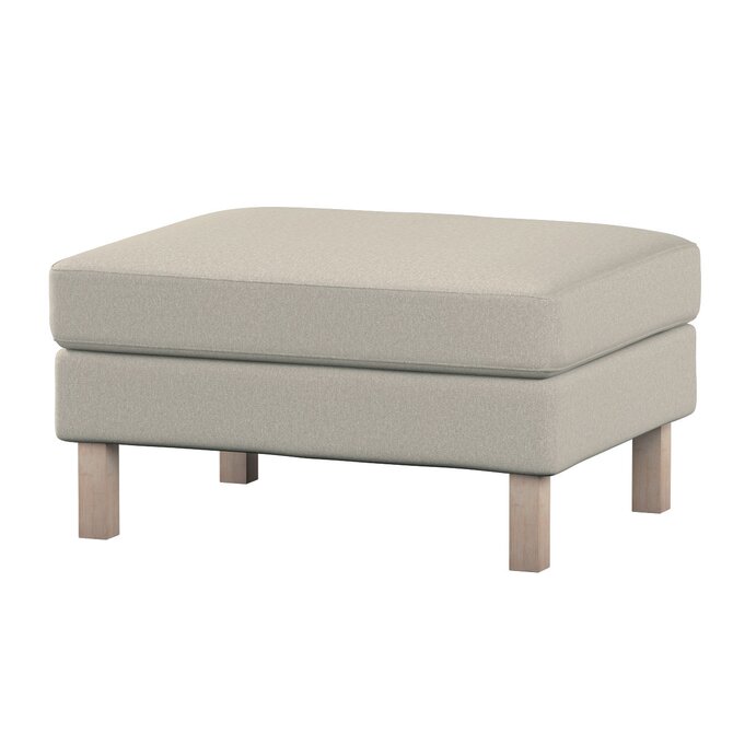 Dekoria Potah na podnožku IKEA Karlstad, béžová melanž, potah na podnožku Karlstad, Amsterdam, 704-54