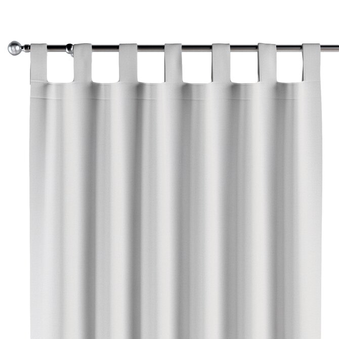 Dekoria Závěs na poutkach, bílo-šedá, Blackout Soft, 269-32