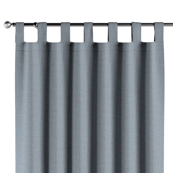 Dekoria Závěs na poutkach, melír modrý, Blackout Soft, 269-36