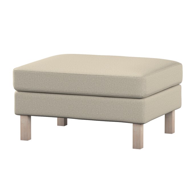 Dekoria Potah na podnožku IKEA Karlstad, šedobežová, potah na podnožku Karlstad, Amsterdam, 704-52