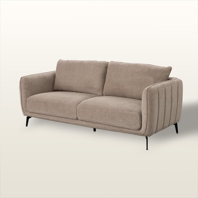Dekoria Pohovka Horsens beige, 197x85x85 cm, 