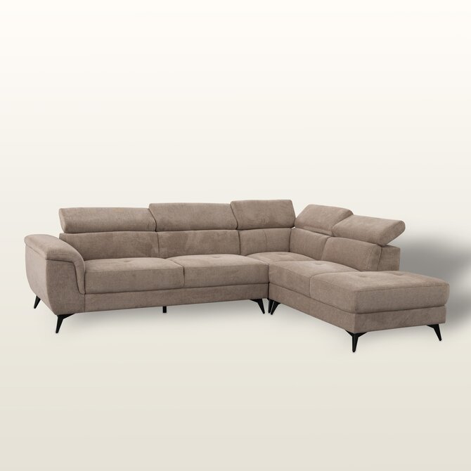 Dekoria Pohovka Randers beige, 290x95x90 cm, 